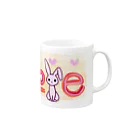 桜梅桃のLOｖE　 Mug :right side of the handle