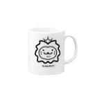 mojimojiのらいおんきんぐ Mug :right side of the handle