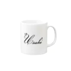 usahiのusaマグ Mug :right side of the handle