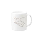 くまさんしょっぷ🐻のねこ (mo) Mug :right side of the handle