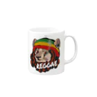 👾Churro👾のreggae lion Mug :right side of the handle