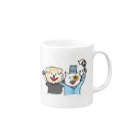 A.K FACTORYの肩組みakとはるやん Mug :right side of the handle