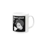 うさぎまるえkawaiishop のほじほじリアル『男』 Mug :right side of the handle