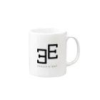 SECOND8のEPOCH EIGHT LOGO #01 Mug :right side of the handle