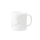 にことめこのリボン七星siro Mug :right side of the handle