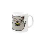 コウのベルもちにゃんこ Mug :right side of the handle