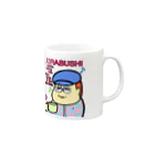 ポリンキー/ラッコさんのキラ武士さんマグカップ Mug :right side of the handle