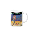 nidan-illustrationのMAX GALAXY Mug :right side of the handle