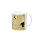 Art Baseのグスタフ・クリムト / 1901 /Januar / Gustav Klimt Mug :right side of the handle