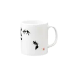 fumikayaの墨のきんぎょ Mug :right side of the handle