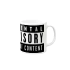 mnのParental Advisory マグカップの取っ手の右面