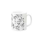 HER AND MARSHMALLOWのフレブルフレンズ Mug :right side of the handle