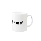 理系、技術系、エンジニアショップの物理方程式シリーズ Mug :right side of the handle