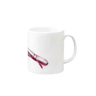 お団子隊長のメガネ、メガネ Mug :right side of the handle