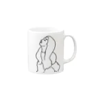 AileeeのGirl.18 Mug :right side of the handle