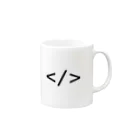 プログラマぶるぶるの米沢プログラミングクラブ Mug :right side of the handle