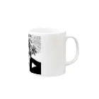 MISOの花と少女 Mug :right side of the handle