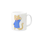 ジャージ牛乳のジャージ猫 Mug :right side of the handle