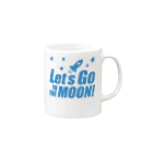 【仮想通貨】ADKグッズ専門店 のLet's go to the Moon! マグカップの取っ手の右面