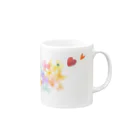 St.SKのflower  fish Mug :right side of the handle