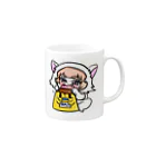 ぱんちゃハウス@しょくぱんの犬プリンぱんちゃん Mug :right side of the handle