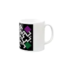 会津・赤ベコ＆ヒーロー販売所の丞神デナーグッズ Mug :right side of the handle