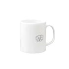 pride styleのほこりちゃん Mug :right side of the handle