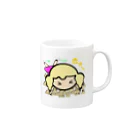 piderreの大金を手にした女の子 Mug :right side of the handle