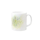 ヒャクブハルコの草をじっと Mug :right side of the handle