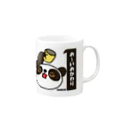 のんぼうLINEスタンプの珈琲ぱんだ（おかわり） Mug :right side of the handle