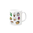 OH! MUCHA LIBREのオームチャリブレ！ Mug :right side of the handle