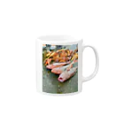 buttershopのお魚好きな貴方に！ Mug :right side of the handle