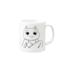 hiromu.の色気のあるネコ Mug :right side of the handle