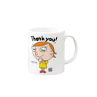 charlolのthankyou charlie  カラーver. Mug :right side of the handle