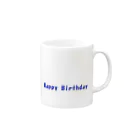 アメリカンベース のHappy　Birthday　グッズ Mug :right side of the handle