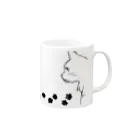 Konatsuの猫とあしあと Mug :right side of the handle