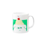 amberくずゆのクリームソーダ Mug :right side of the handle