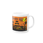 デザインオフィスWA-plusのHALLOWEEN JAPAN MAG Mug :right side of the handle