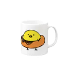 ひよさんストアのひよさんドーナツ Mug :right side of the handle