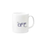 泣き虫デザイナーの本日offなので Mug :right side of the handle