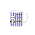 雑貨屋なつみのメンヘラガール Mug :right side of the handle