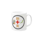 ActionsYTVの防災支援団 Mug :right side of the handle