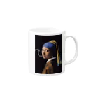 Peteのヤニカスの少女 Mug :right side of the handle