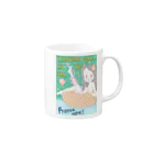 kaoru_littieのIce cream girl in the pool            Mug :right side of the handle