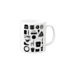 POTLUCK（ポットラック）のPOTLUCK Graffiti Mug :right side of the handle