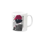 homareのキャップgirl Mug :right side of the handle