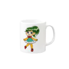 pain_chanのパインちゃん Mug :right side of the handle