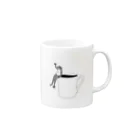 Tokicafeのコーヒーとカエル Mug :right side of the handle