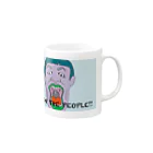 エミネムの上半身+アラニスモリセットの下半身のFUXXIN' THE PEOPLE!! Mug :right side of the handle