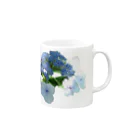 hikagemonoの青い紫陽花 Mug :right side of the handle